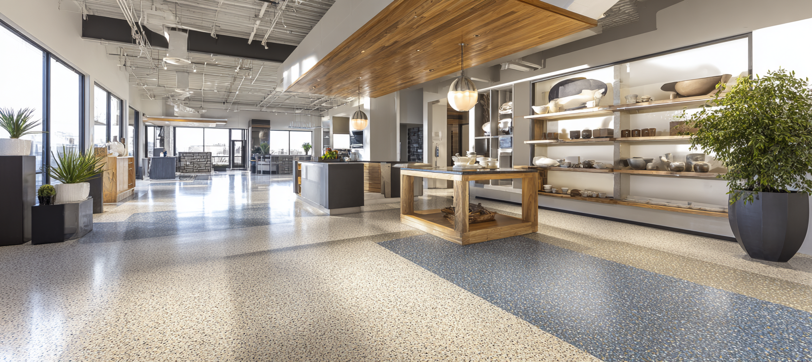 Commercial Epoxy Flooring Showroom