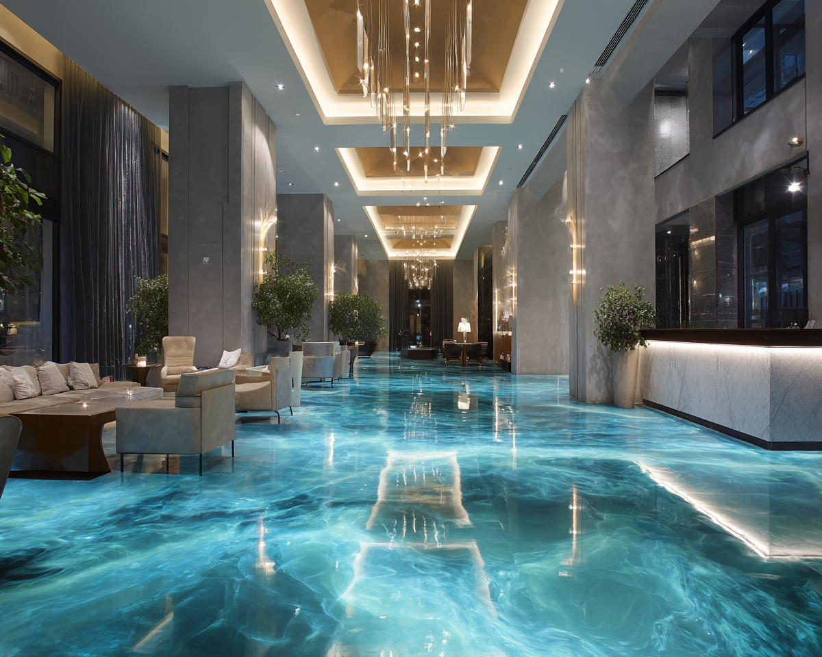 Restaurant & Hotel Epoxy Flooring